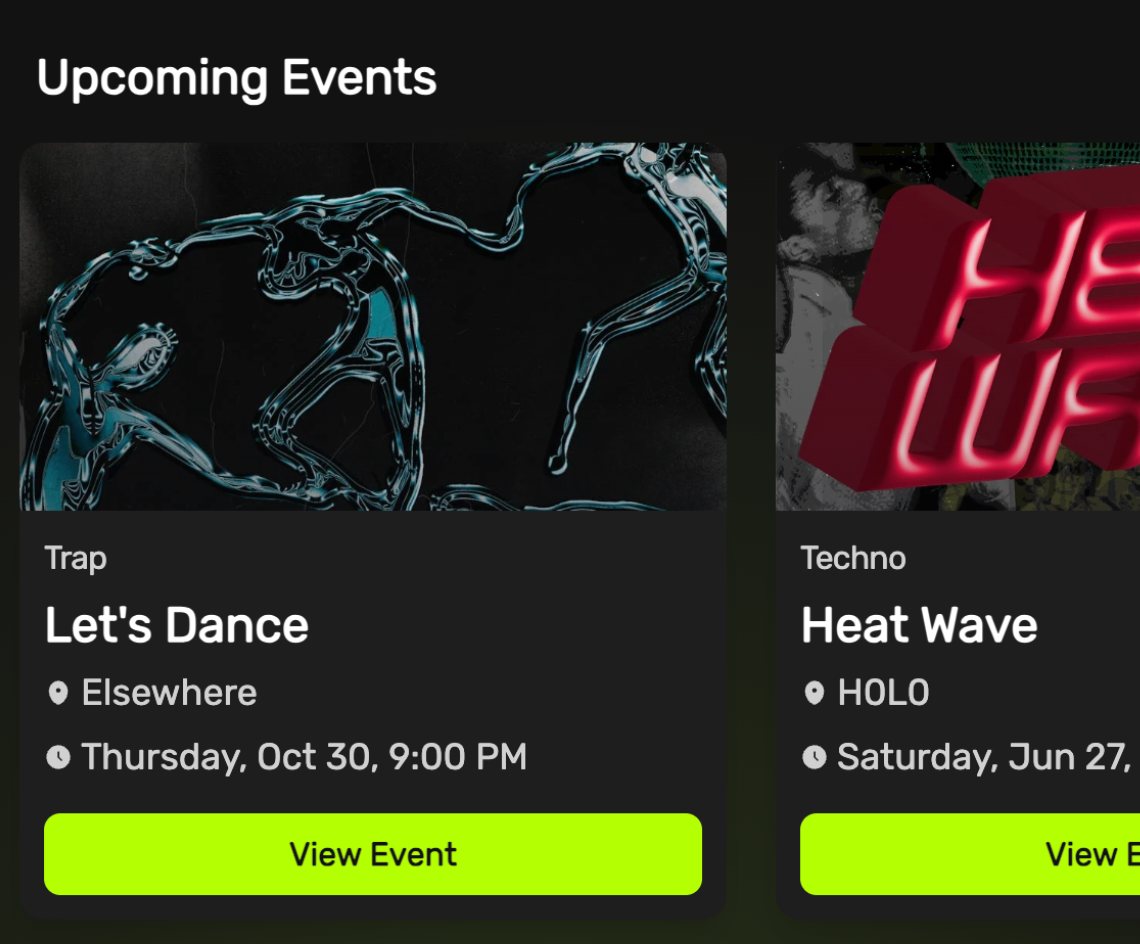 Showcase Your Events